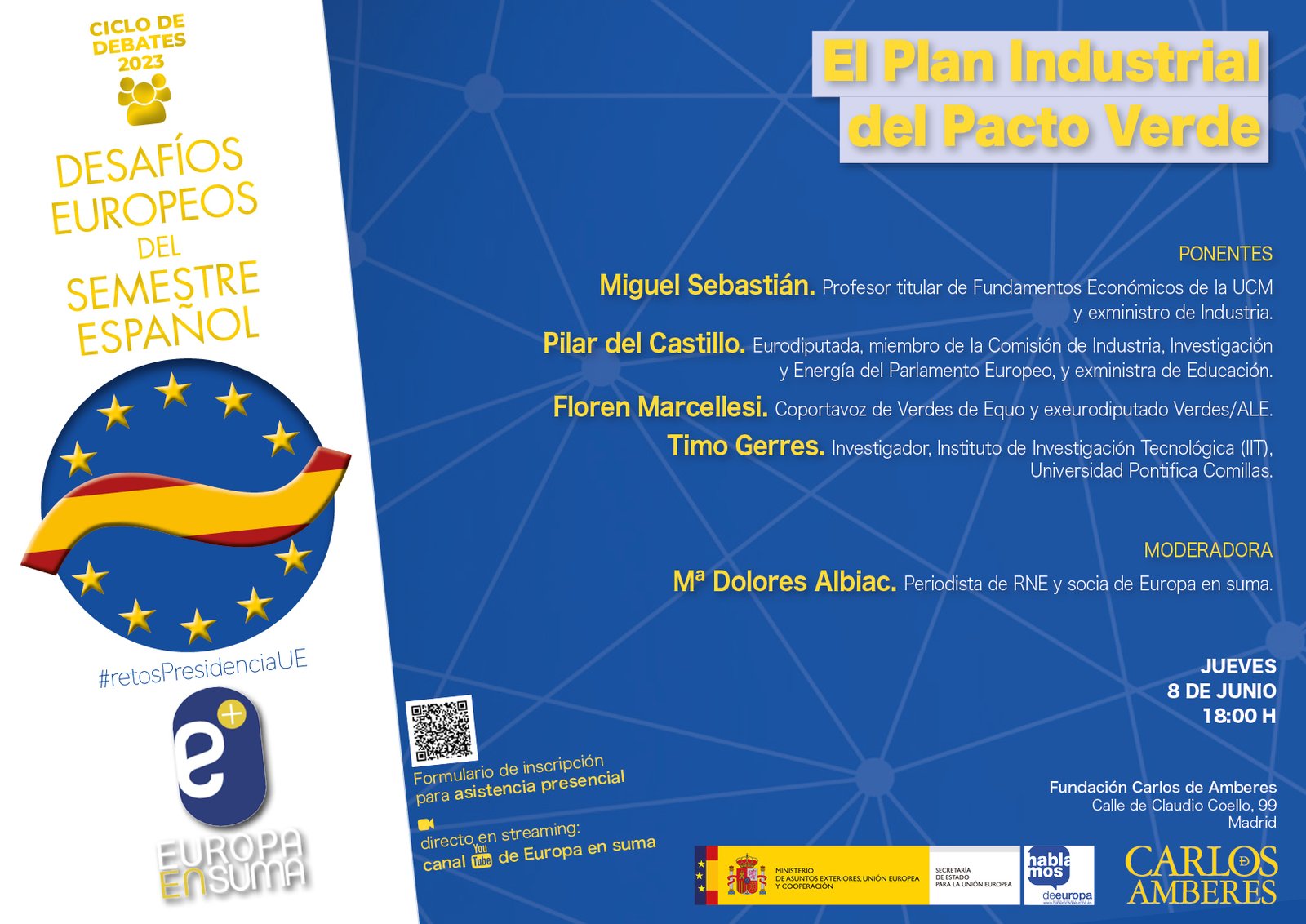cartel tercer Debate 8 junio